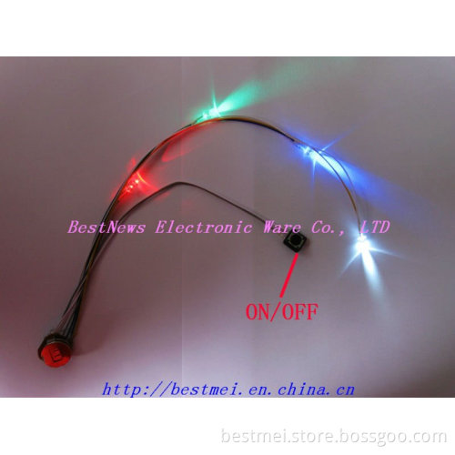 crash helmet safe LED flash light